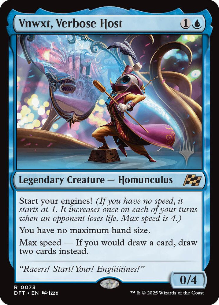 Vnwxt, Verbose Host (Promo Pack) [Aetherdrift Promos] Magic: The Gathering