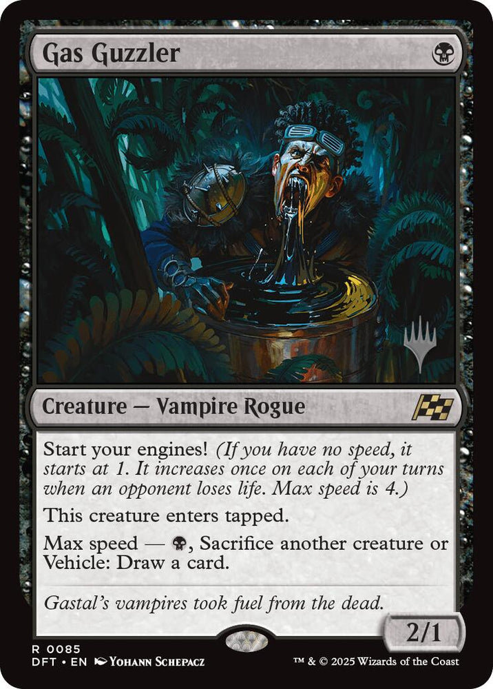 Gas Guzzler (Promo Pack) [Aetherdrift Promos] Magic: The Gathering
