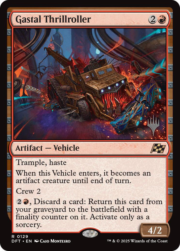 Gastal Thrillroller (Promo Pack) [Aetherdrift Promos] Magic: The Gathering