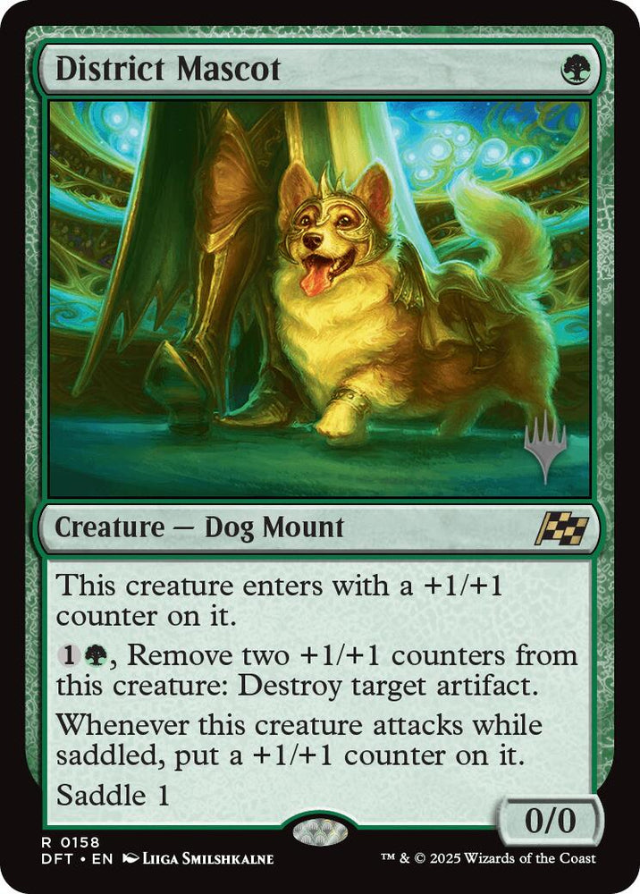 District Mascot (Promo Pack) [Aetherdrift Promos] Magic: The Gathering