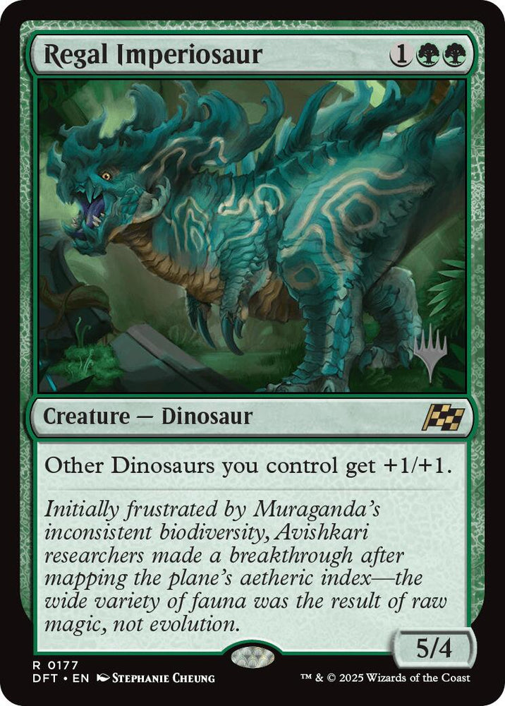 Regal Imperiosaur (Promo Pack) [Aetherdrift Promos] Magic: The Gathering