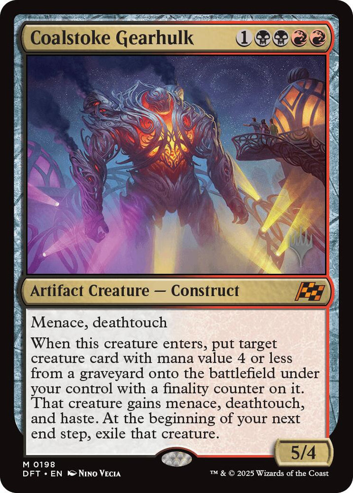 Coalstoke Gearhulk (Promo Pack) [Aetherdrift Promos] Magic: The Gathering