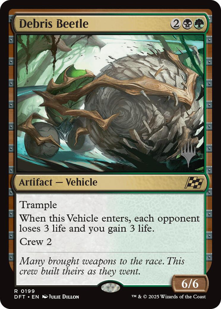 Debris Beetle (Promo Pack) [Aetherdrift Promos] Magic: The Gathering