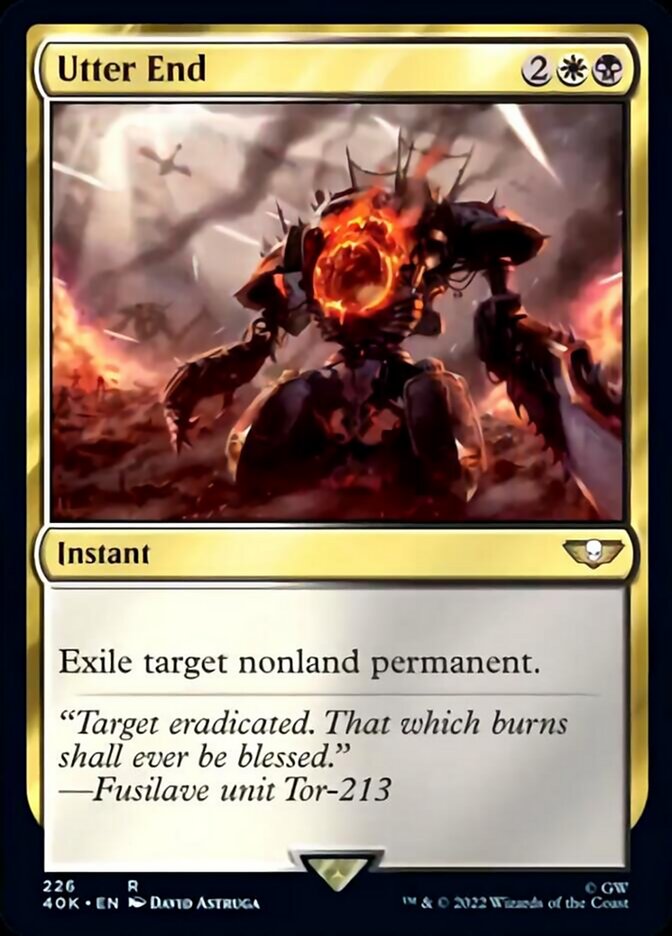 Utter End [Warhammer 40,000] Magic: The Gathering