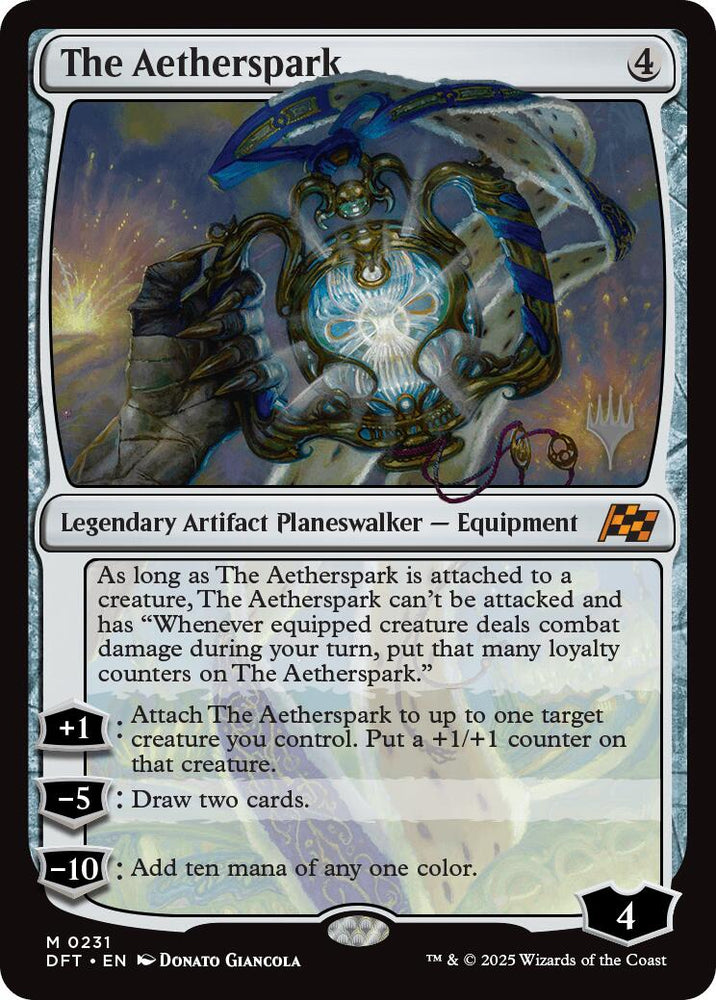 The Aetherspark (Promo Pack) [Aetherdrift Promos] Magic: The Gathering