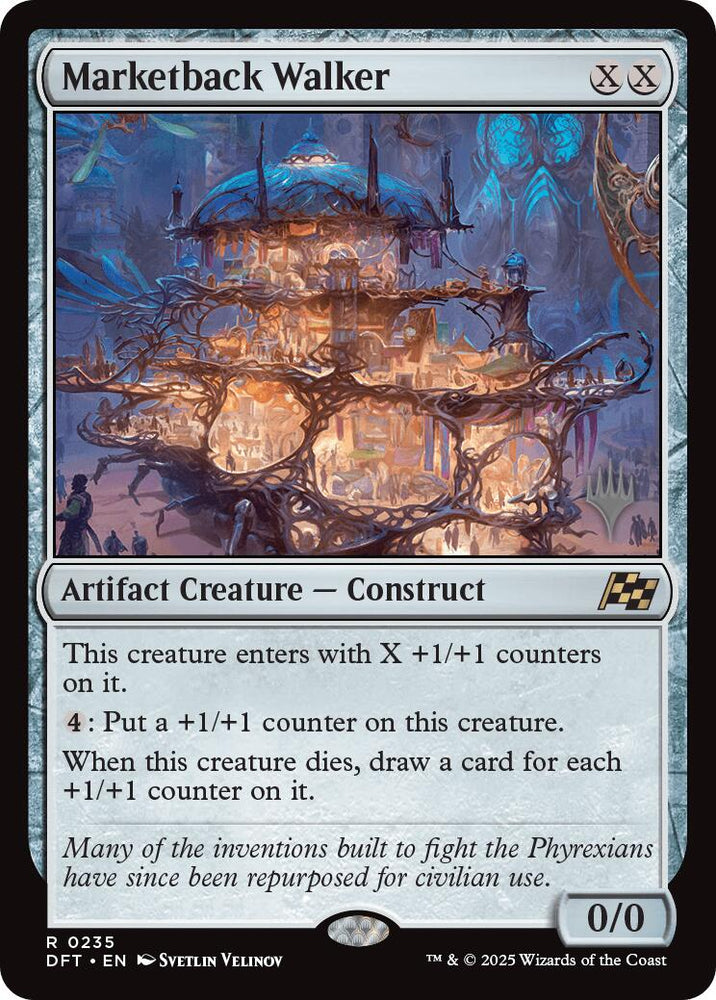 Marketback Walker (Promo Pack) [Aetherdrift Promos] Magic: The Gathering