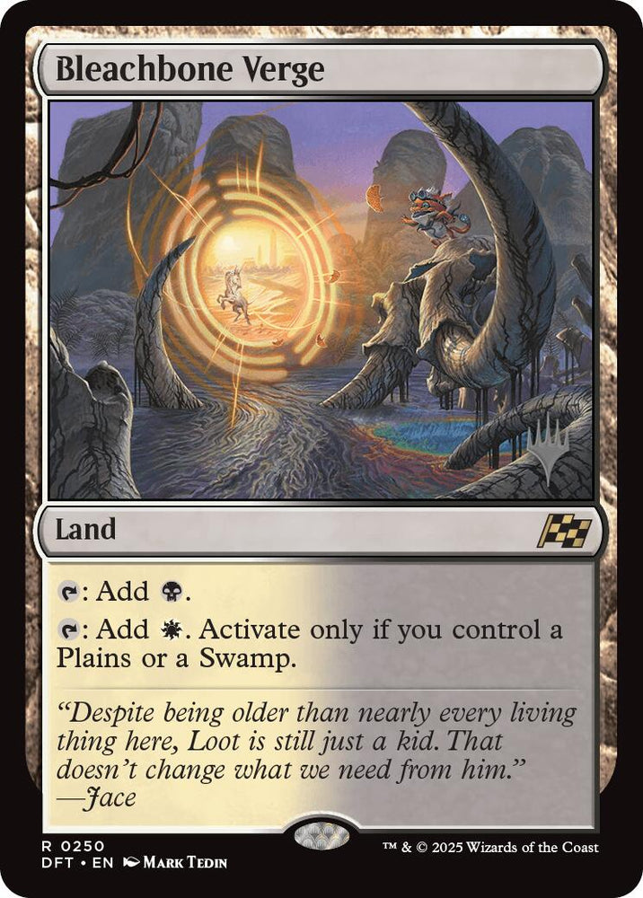 Bleachbone Verge (Promo Pack) [Aetherdrift Promos] Magic: The Gathering