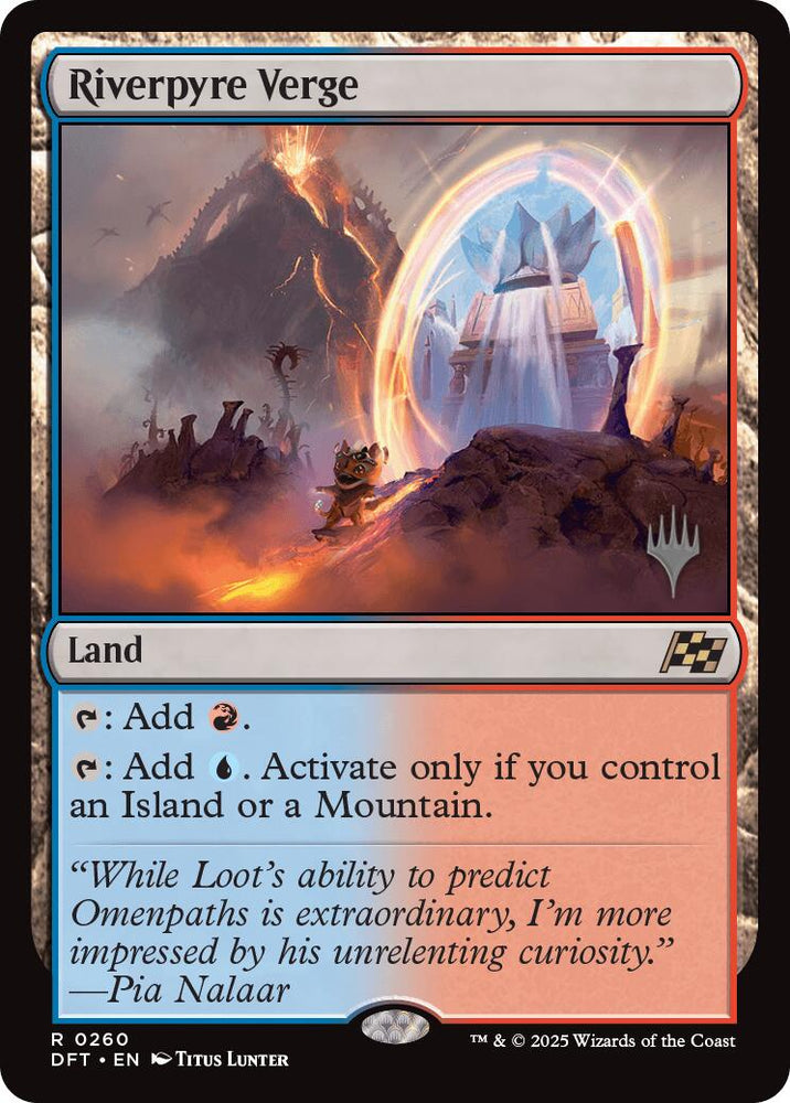 Riverpyre Verge (Promo Pack) [Aetherdrift Promos] Magic: The Gathering