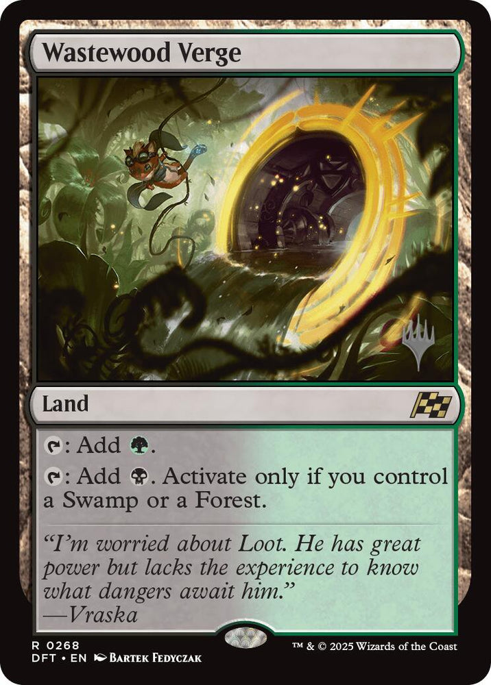 Wastewood Verge (Promo Pack) [Aetherdrift Promos] Magic: The Gathering