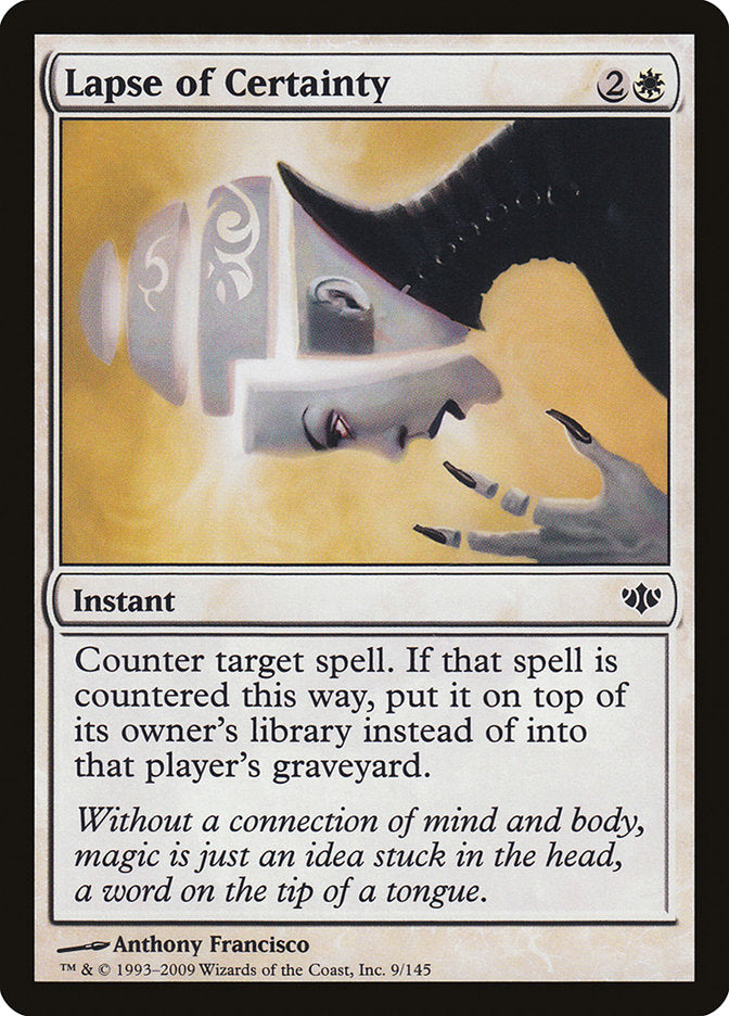 Lapse of Certainty [Conflux] Magic: The Gathering