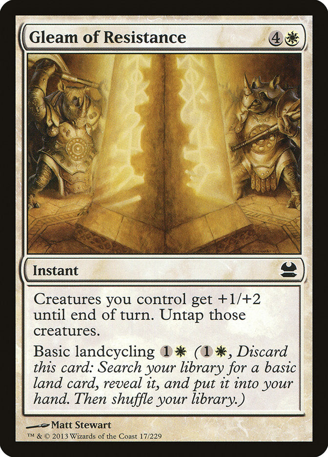 Gleam of Resistance [Modern Masters] Magic: The Gathering