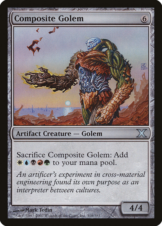 Composite Golem [Tenth Edition] Magic: The Gathering
