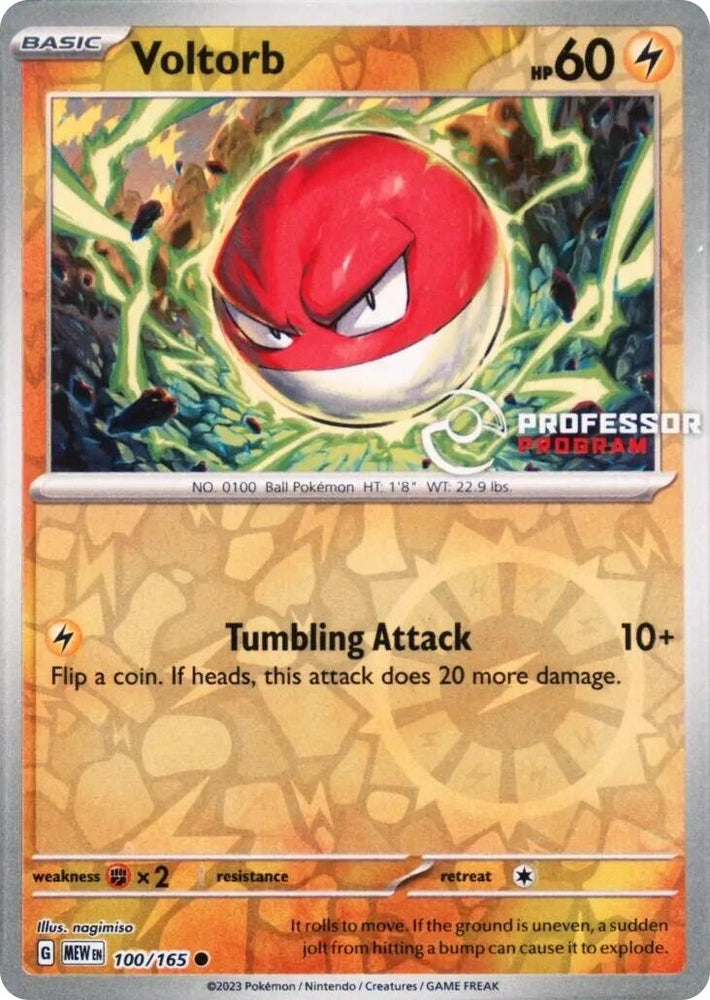 Voltorb (100/165) [Professor Program Promos] Pokémon