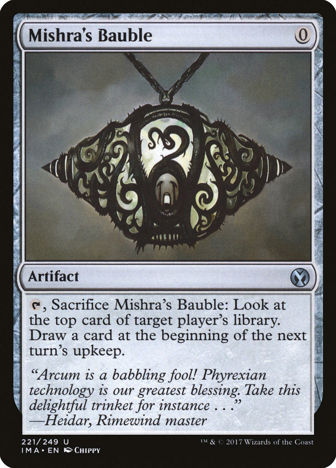 Mishra's Bauble [Iconic Masters] Magic: The Gathering