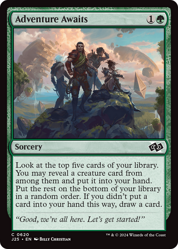 Adventure Awaits [Foundations Jumpstart] Magic: The Gathering