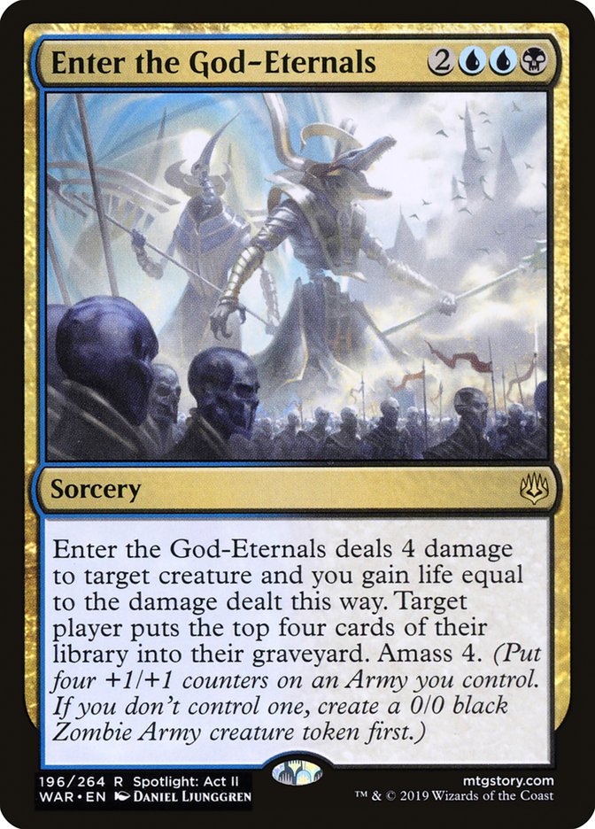 Enter the God-Eternals [War of the Spark] Magic: The Gathering