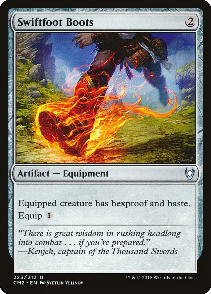 Swiftfoot Boots [Commander Anthology Volume II] Magic: The Gathering