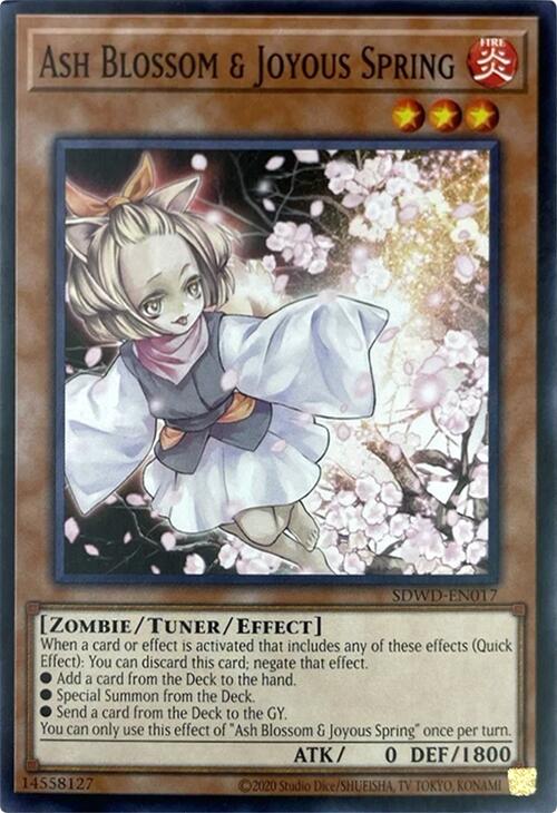 Ash Blossom & Joyous Spring (Unlimited Misprint) [SDWD-EN017] Common Yu-Gi-Oh!