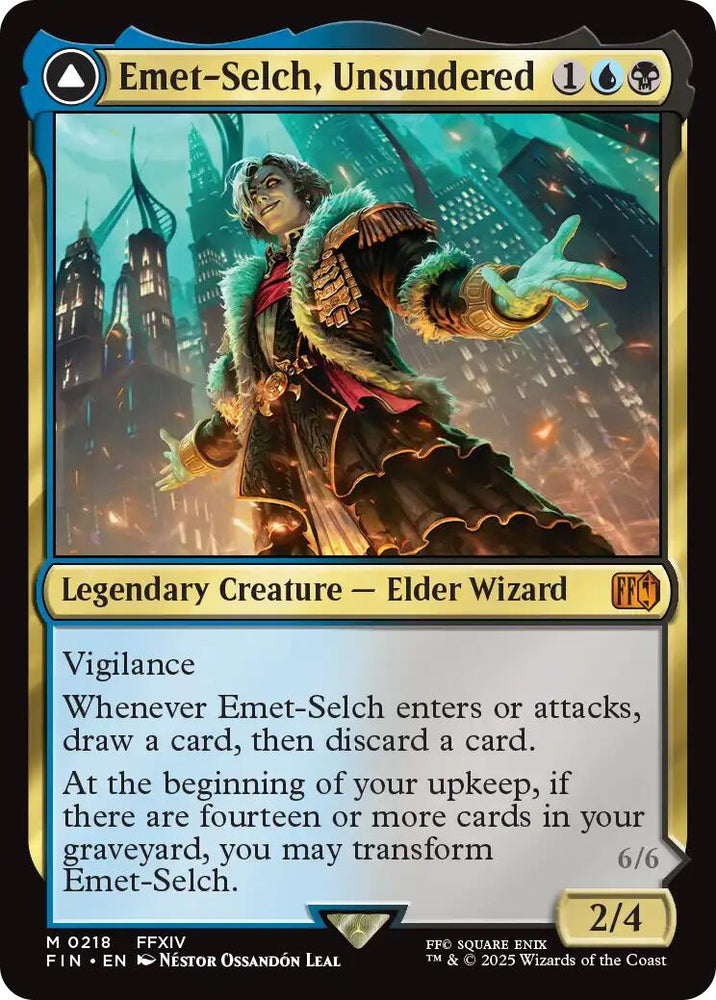 Emet-Selch, Unsundered // Hades, Sorcerer of Eld [FINAL FANTASY] Magic: The Gathering