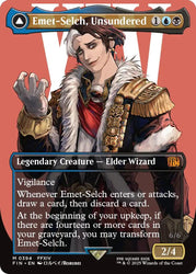 Emet-Selch, Unsundered // Hades, Sorcerer of Eld (Borderless) [FINAL FANTASY] Magic: The Gathering