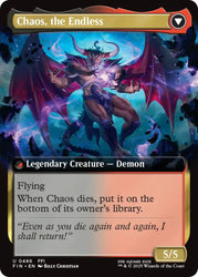 Garland, Knight of Cornelia // Chaos, the Endless (Extended Art) [FINAL FANTASY] Magic: The Gathering
