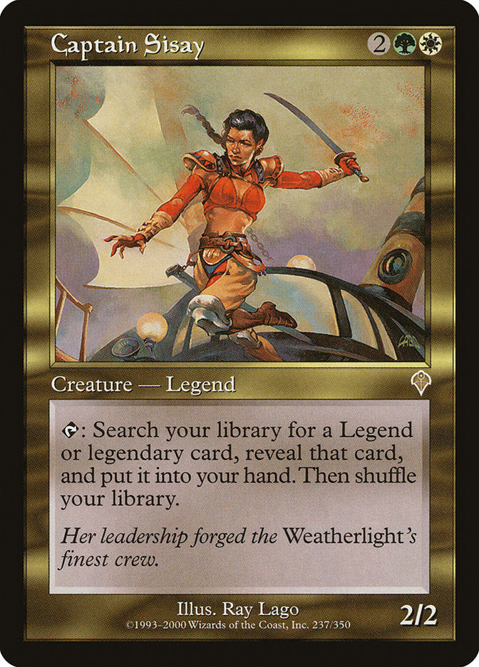 Captain Sisay [Invasion] Magic: The Gathering