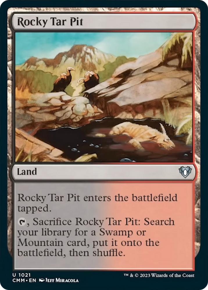 Rocky Tar Pit [Commander Masters] Magic: The Gathering