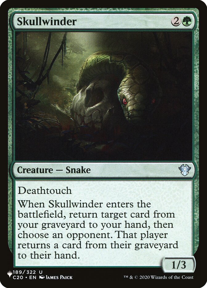 Skullwinder [The List] Magic: The Gathering