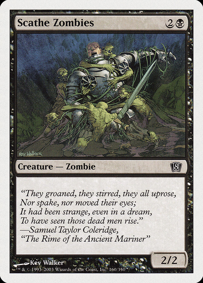 Scathe Zombies [Eighth Edition] Magic: The Gathering
