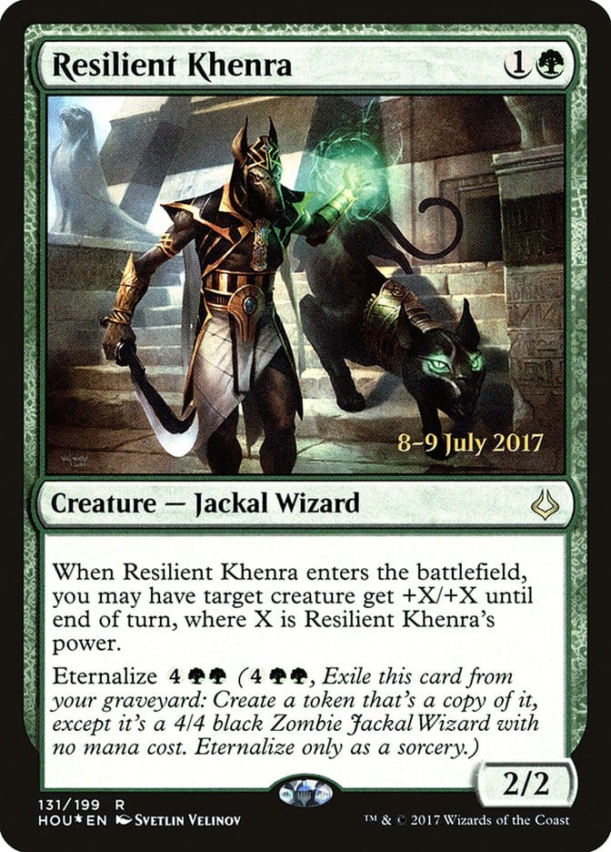 Resilient Khenra [Hour of Devastation Prerelease Promos] Magic: The Gathering