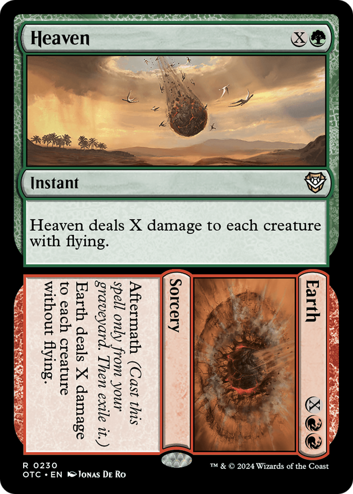 Heaven // Earth [Outlaws of Thunder Junction Commander] Magic: The Gathering