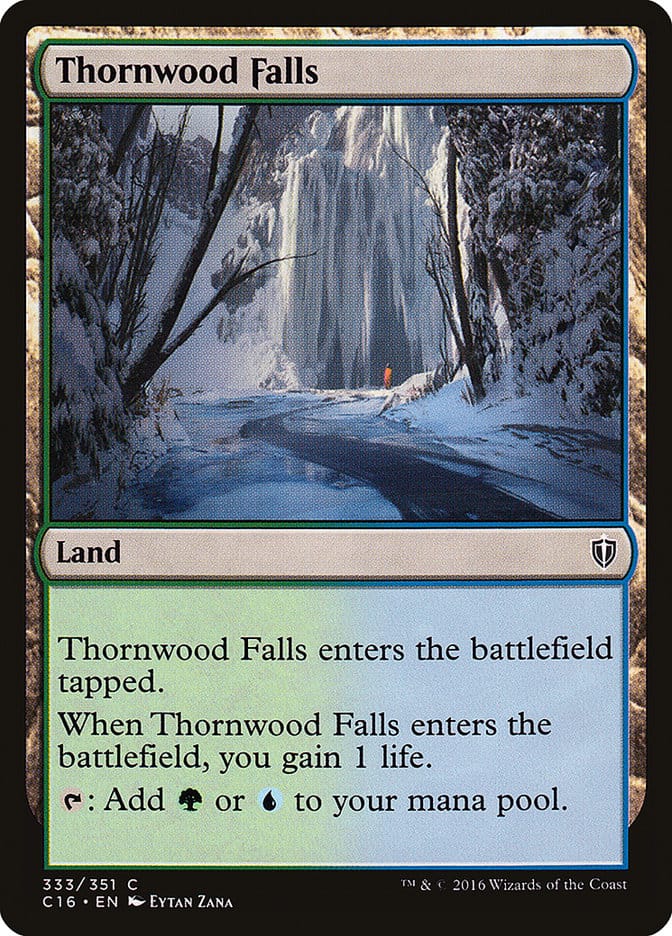 Thornwood Falls [Commander 2016] Magic: The Gathering