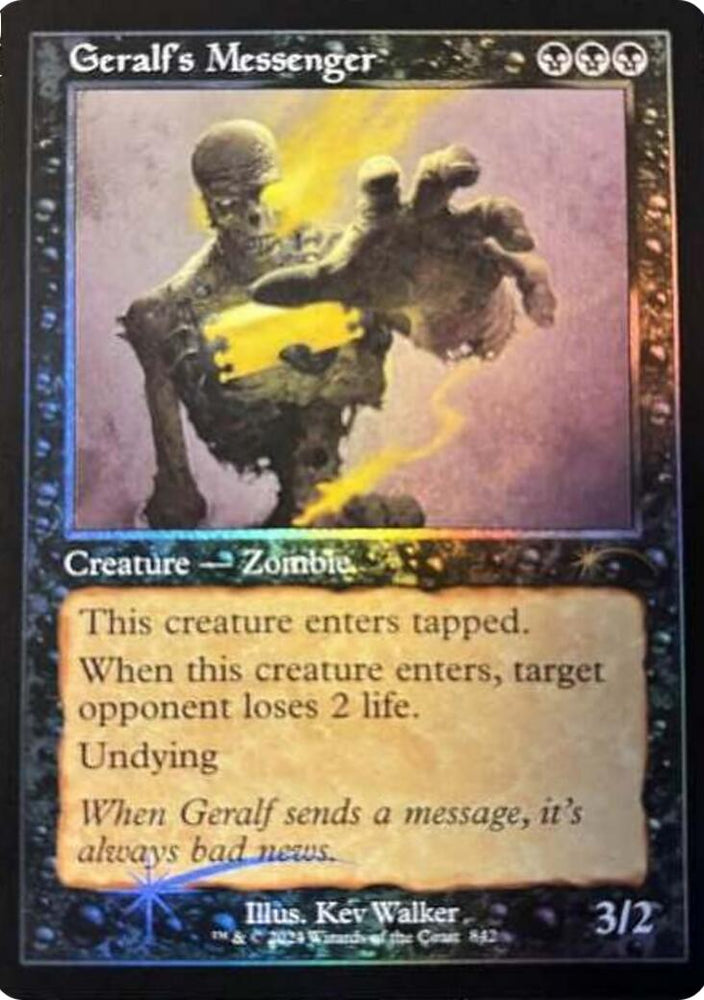 Geralf's Messenger (842) (Retro Frame) [Secret Lair Drop Series] Magic: The Gathering