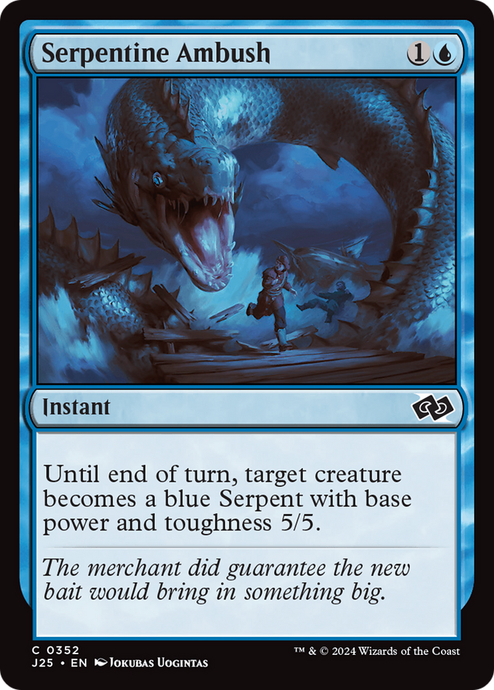 Serpentine Ambush [Foundations Jumpstart] Magic: The Gathering