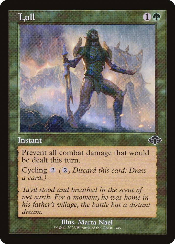 Lull (Retro) [Dominaria Remastered] Magic: The Gathering