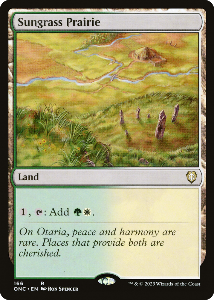 Sungrass Prairie [Phyrexia: All Will Be One Commander] Magic: The Gathering