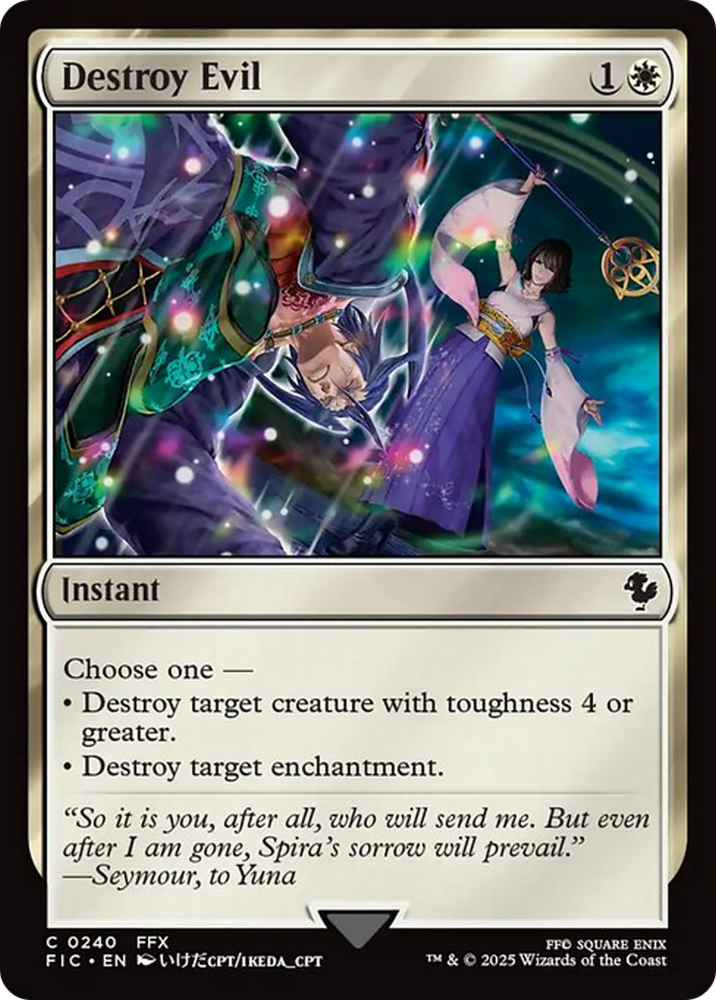 Destroy Evil [FINAL FANTASY Commander] Magic: The Gathering