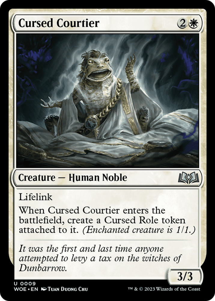 Cursed Courtier [Wilds of Eldraine] Magic: The Gathering