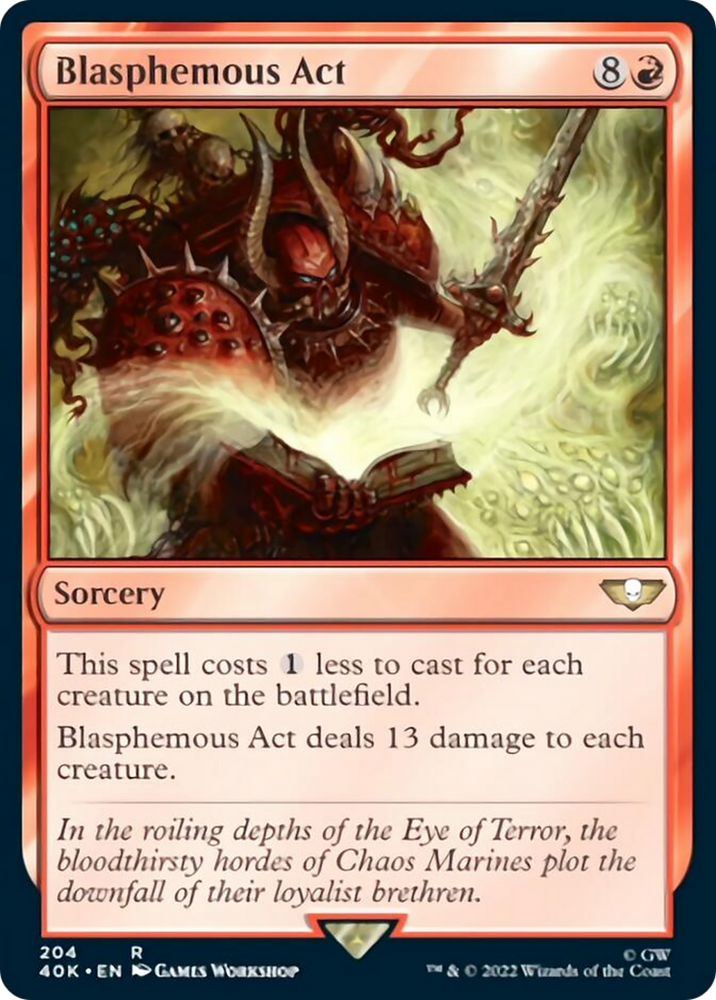 Blasphemous Act [Warhammer 40,000] Magic: The Gathering