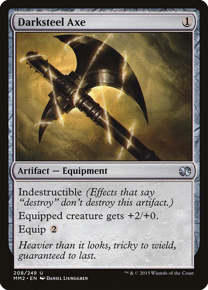 Darksteel Axe [Modern Masters 2015] Magic: The Gathering
