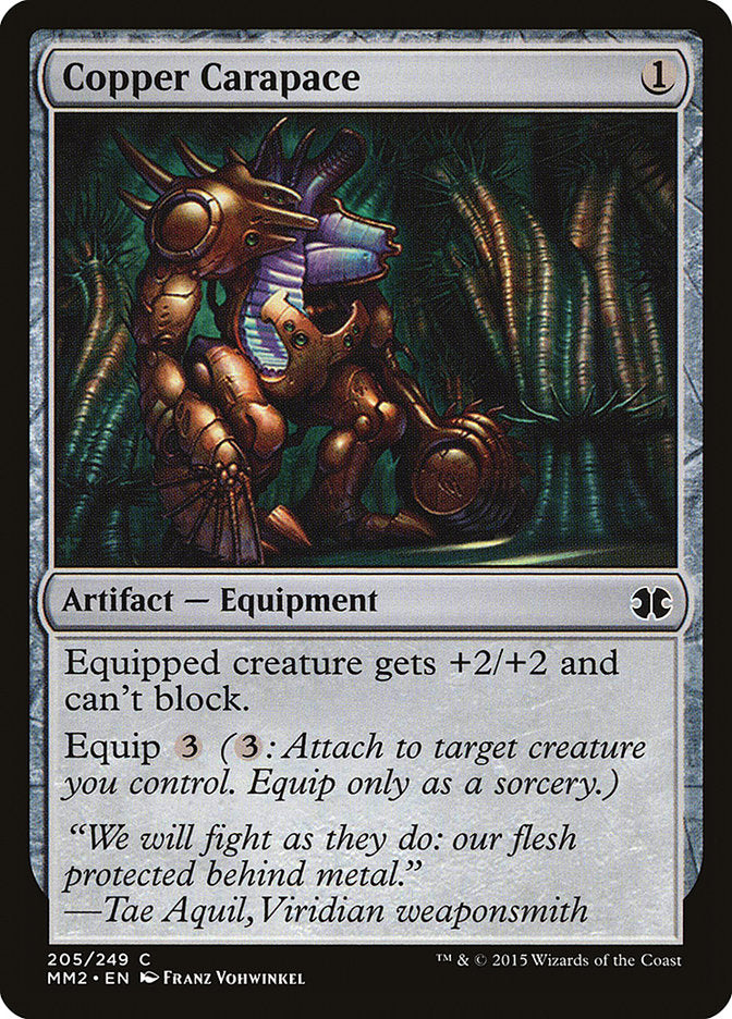 Copper Carapace [Modern Masters 2015] Magic: The Gathering