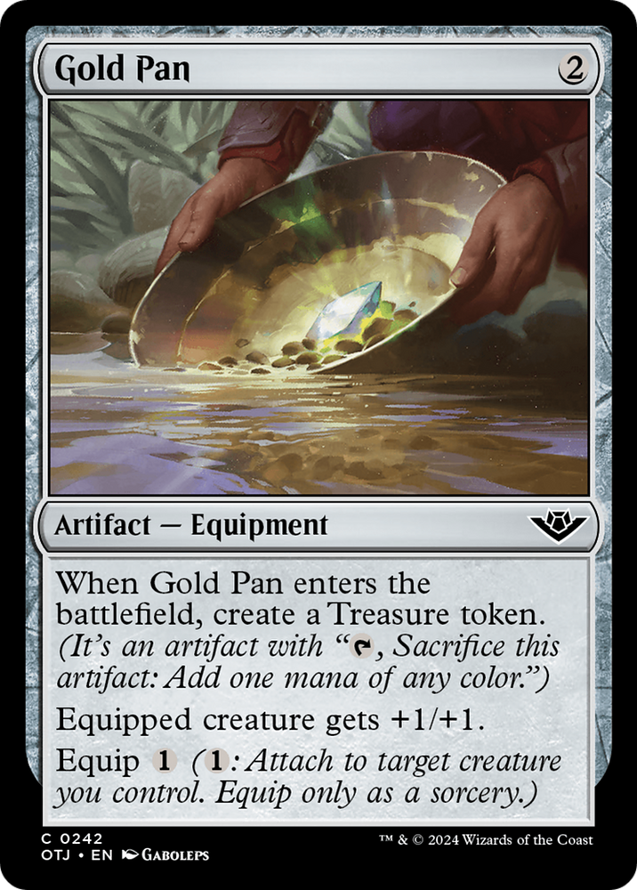 Gold Pan [Outlaws of Thunder Junction] Magic: The Gathering