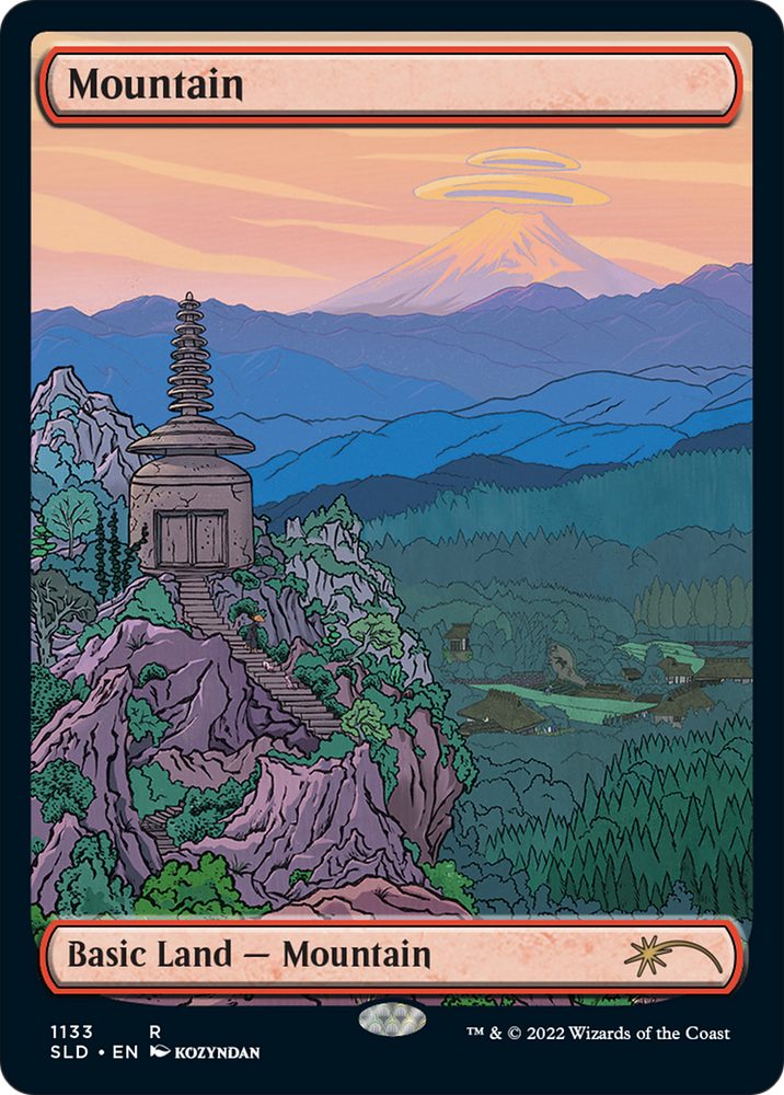 Mountain (1133) (Full-Art) [Secret Lair Drop Series] Magic: The Gathering