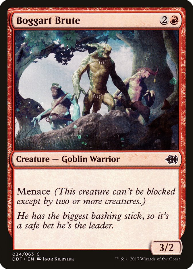 Boggart Brute [Duel Decks: Merfolk vs. Goblins] Magic: The Gathering
