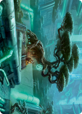Forest Art Card [Kamigawa: Neon Dynasty Art Series] Magic: The Gathering