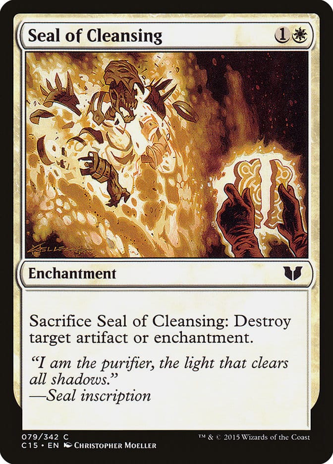Seal of Cleansing [Commander 2015] Magic: The Gathering