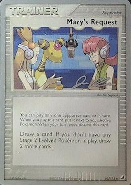 Mary's Request (86/115) (Mewtrick - Jason Klaczynski) [World Championships 2006] Pokémon