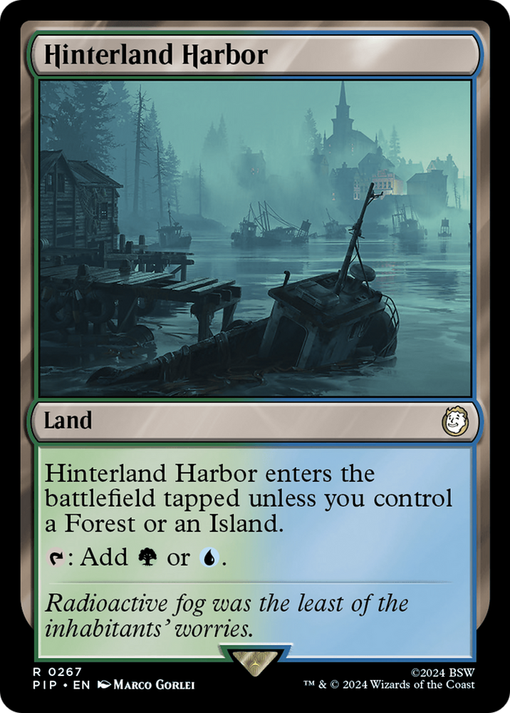 Hinterland Harbor [Fallout] Magic: The Gathering