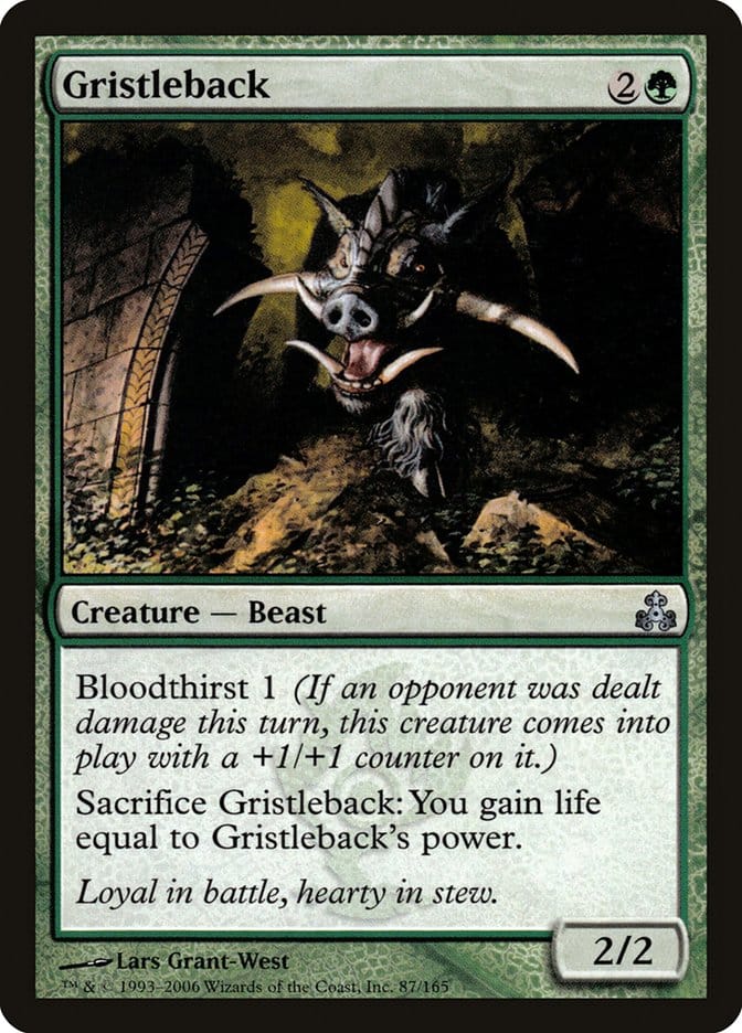Gristleback [Guildpact] Magic: The Gathering