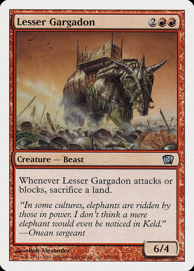 Lesser Gargadon [Eighth Edition] Magic: The Gathering